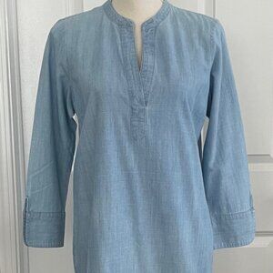 VINEYARD VINES LIGHT BLUE DENIM TUNIC DRESS - SIZE 2